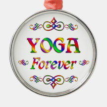Yoga Forever Christmas Tree Ornament
