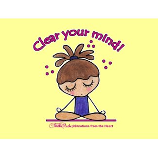 Yoga Girl-Clear Your Mind Post Cards