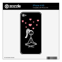 Yoga Girl iPhone 4S Decal
