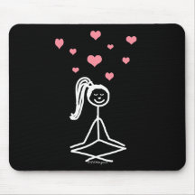 Yoga Girl Mousepad