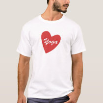 yoga heart t-shirts