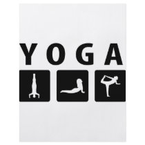 yoga icon flyers