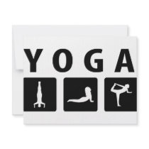 yoga icon invitations