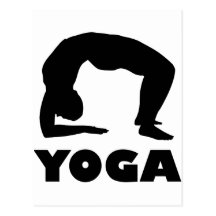 Yoga icon postcards