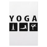 yoga icon custom stationery