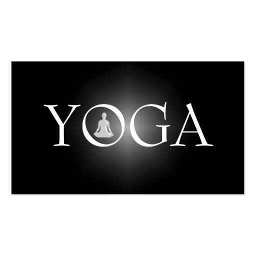 YOGA Instructor Business Card (front side)