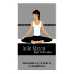 Yoga Instructor Business Cards