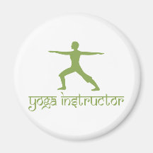 Yoga Instructor Fridge Magnet