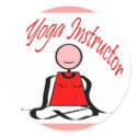 Yoga Instructor---Lotus Postion Stick Figure stickers by gailg1957 Yoga Instructor---Lotus Postion Stick Figure stickers