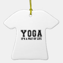 Yoga It's way of life Christmas Tree Ornaments