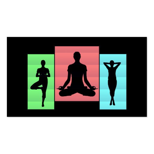 Yoga Karma design Business Cards (back side)