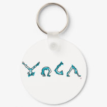 Yoga keychains
