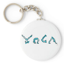 Yoga Keychains