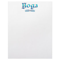 YOGA CUSTOMIZED LETTERHEAD