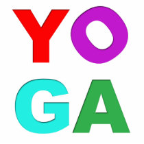 Yoga letters photo sculptures by girlgifts Yoga letters photo sculptures