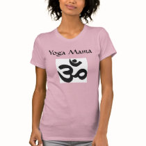 Yoga Mama Hinduism Pink Raglan Short T-shirt