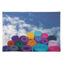 Yoga mats place mats