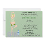 Yoga Mom Baby Shower  Invitation