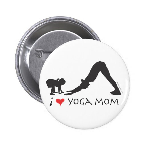 Yoga Mom Buttons