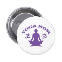 Yoga Mom Pinback Button