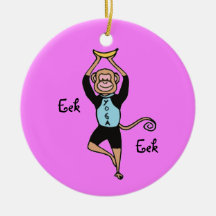 Yoga Monkey Ornament