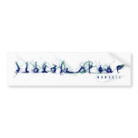 Yoga move bumper sticker