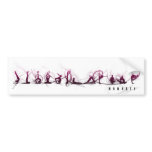 Yoga move bumper stickers