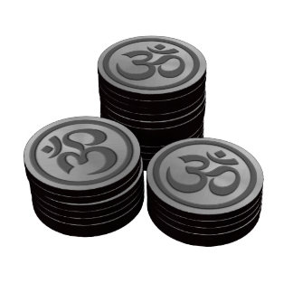 Steel poker chips