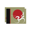 Yoga Om Red Sun Thank You Custom Postcard
