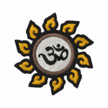 Yoga Om Symbol Embroidered Shirt