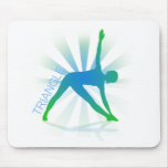Yoga Pose Mousepad (triangle)