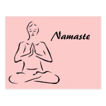 Yoga Pose Postcard