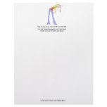 Yoga Pose Stationery Letterhead