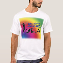 Yoga poses 1 t-shirts