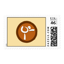 Yoga 'Poses V' Postage