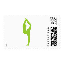 Yoga Postage Stamp