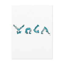 Yoga Postcard