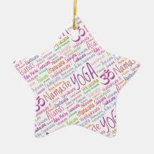 Yoga Practioner's Christmas Ornaments