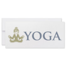Yoga rack cards