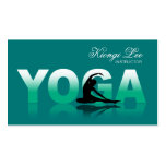 Yoga Reflections, Yoga Instructor, Yoga Class Business Card Template