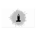 Yoga Scribble Style Business Cards