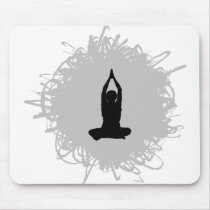 Yoga Scribble Style Mouse Pads