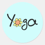 Yoga Shirts and Gifts Round Sticker