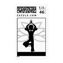 Yoga Silhouette Postage