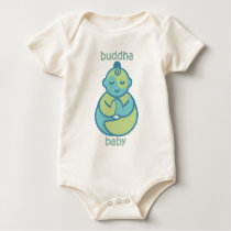 Yoga Speak Baby : Blue Buddha Baby t-shirts