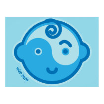 Yoga Speak Baby : Blue Chakra Wise Baby Print