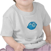 Yoga Speak Baby : Blue Wise Baby Chakra t-shirts