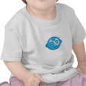 Yoga Speak Baby : Blue Wise Baby Chakra t-shirts