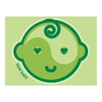 Yoga Speak Baby : Green Chakra Love Baby Print