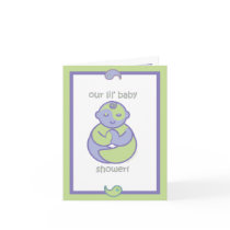 Yoga Speak Baby : Lil' Baby Shower! Note Card